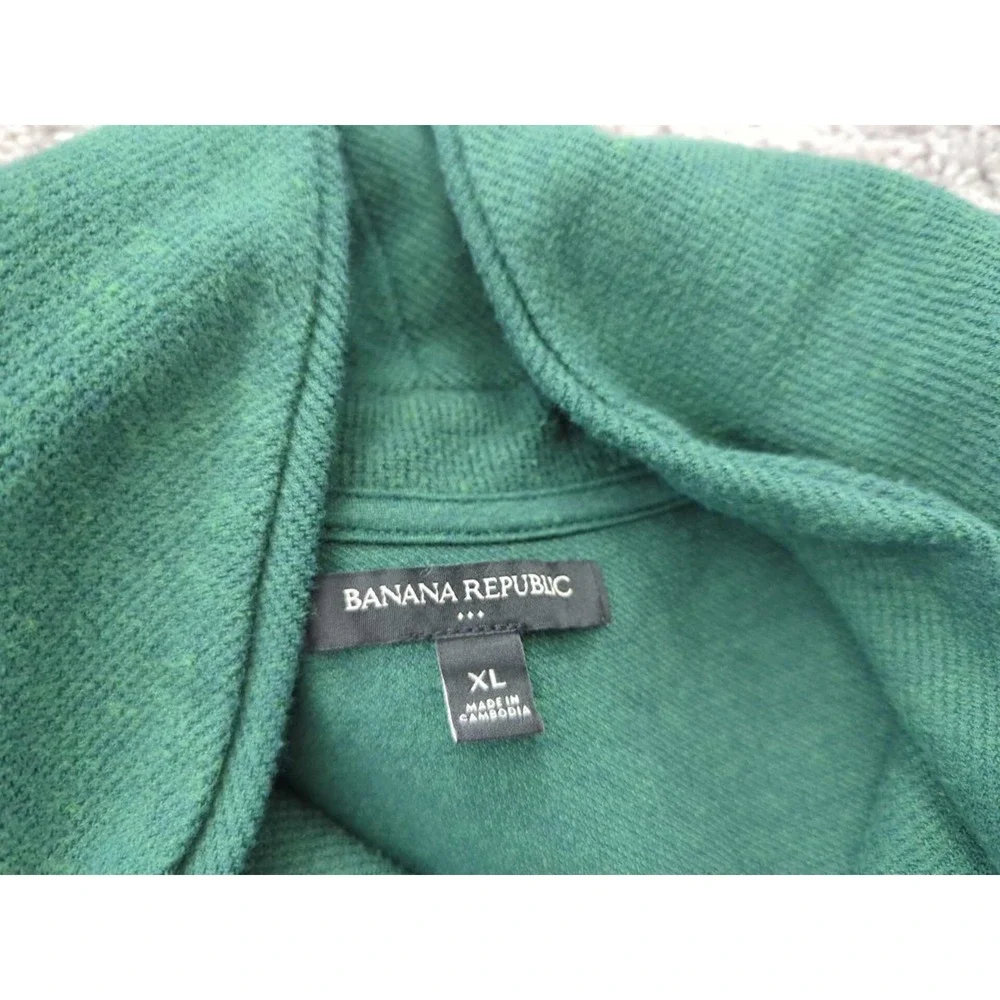 Banana Republic Sweater‎ Mens XL Green Pullover Long Sleeve Preppy Casual